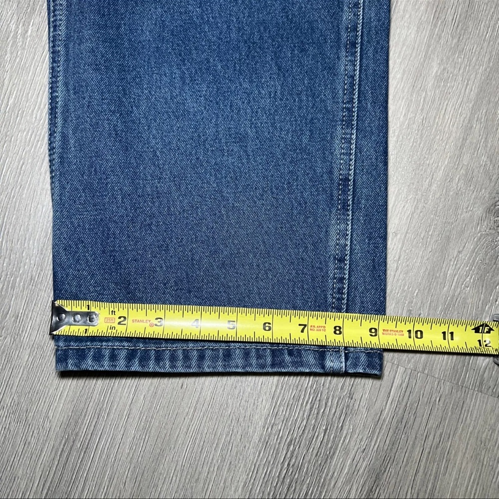 Vans Jeans Men 34 Blue Denim Double Knee Wide Leg Baggy Skater Y2k Vintage 90s View 6